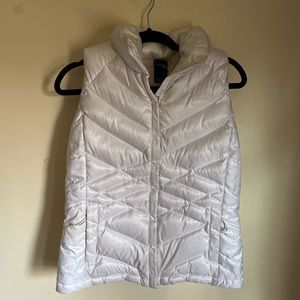 White The North Face vest